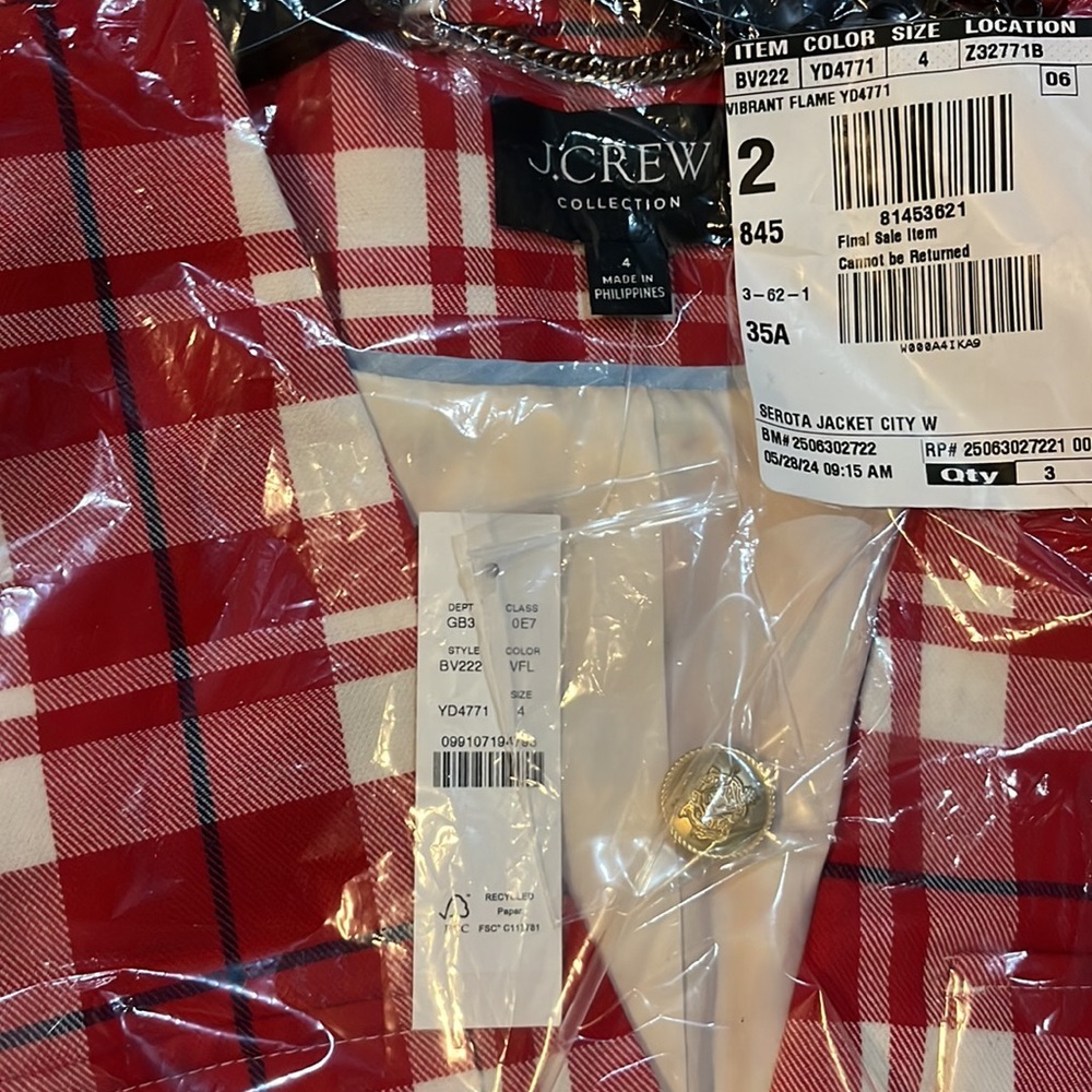 J.Crew Collection City Wool Lady Jacket - Picture 10 of 10